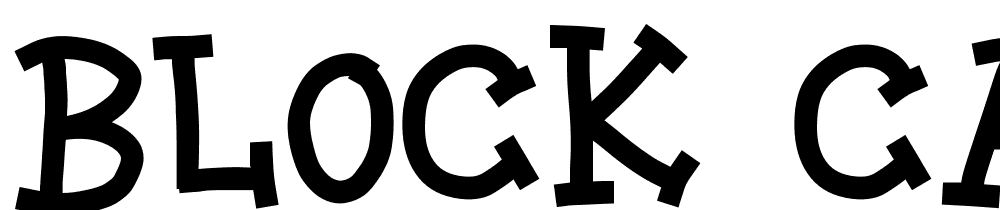 block_cartoon font family download free