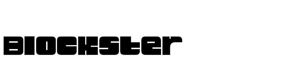 blockster font family download free