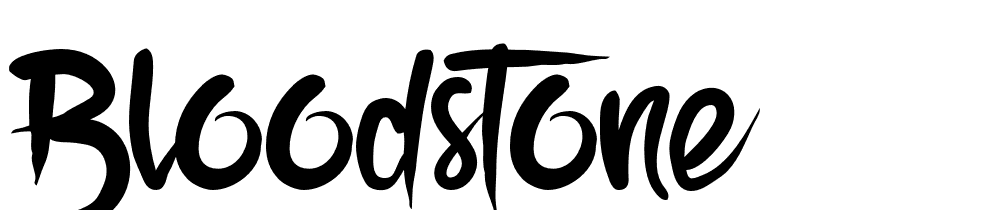 Bloodstone font family download free