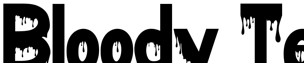 Bloody-Terror font family download free