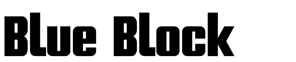 blue_block font family download free