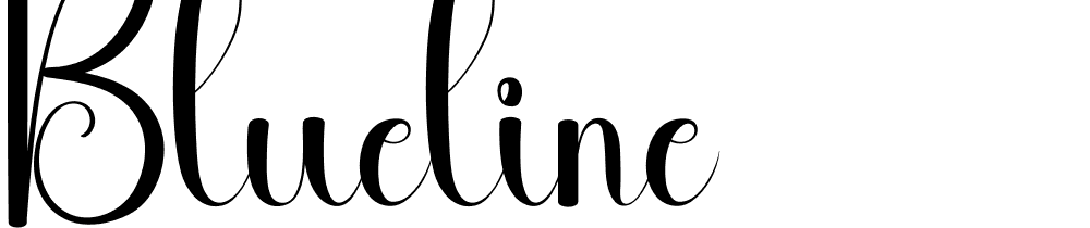 blueline font family download free