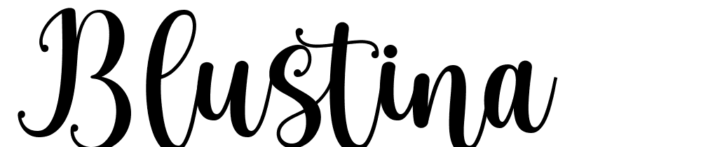 Blustina font family download free