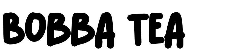 Bobba-Tea font family download free