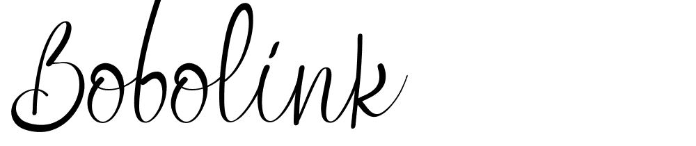 Bobolink font family download free