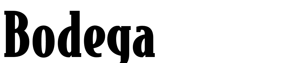 Bodega font family download free