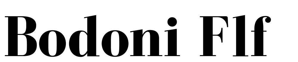 Bodoni FLF font family download free