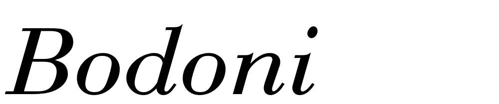 Bodoni font family download free