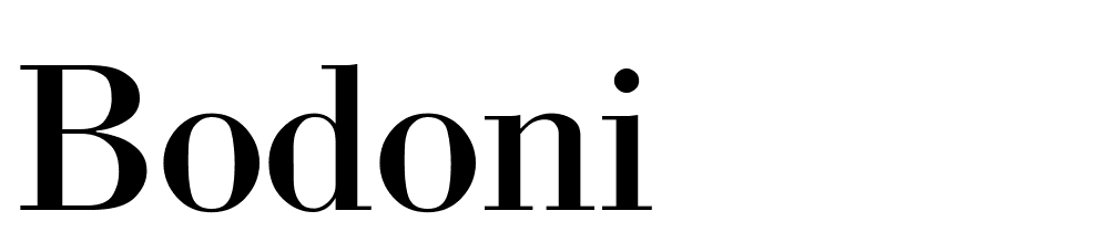 Bodoni font family download free