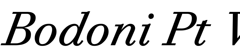 Bodoni-PT-VF-Italic font family download free