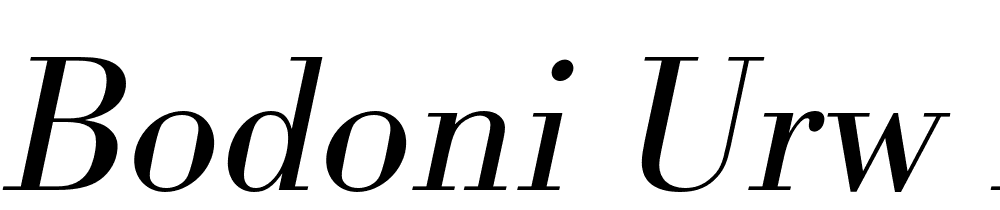 Bodoni-URW-Light-Oblique font family download free