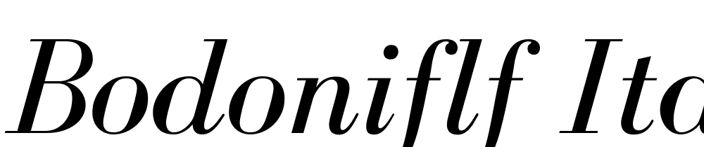 BodoniFLF-Italic font family download free