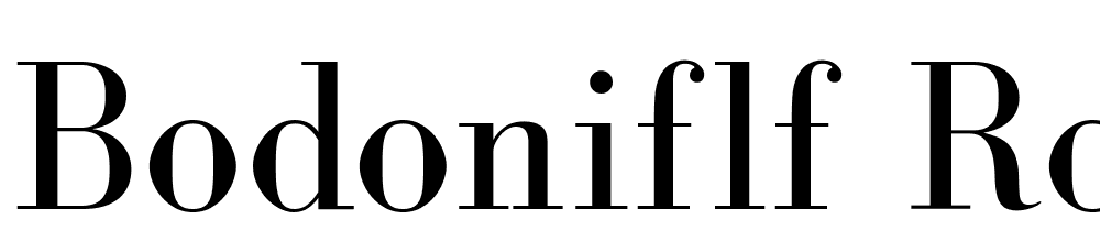 BodoniFLF-Roman font family download free