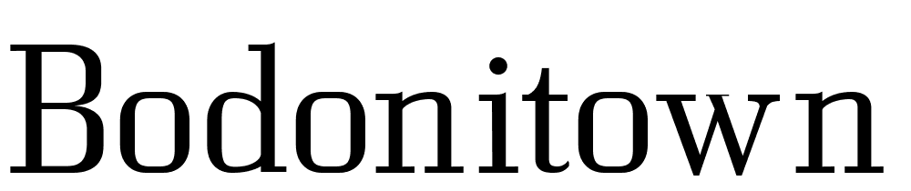 Bodonitown font family download free