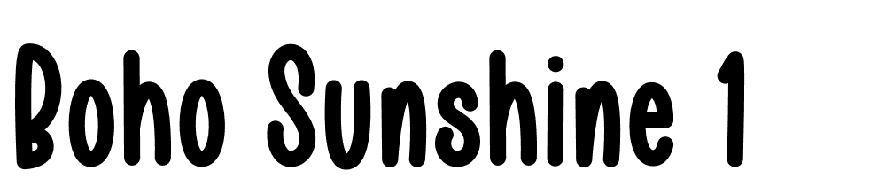 boho-sunshine-1 font family download free