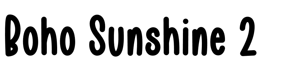 Boho-Sunshine-2 font family download free