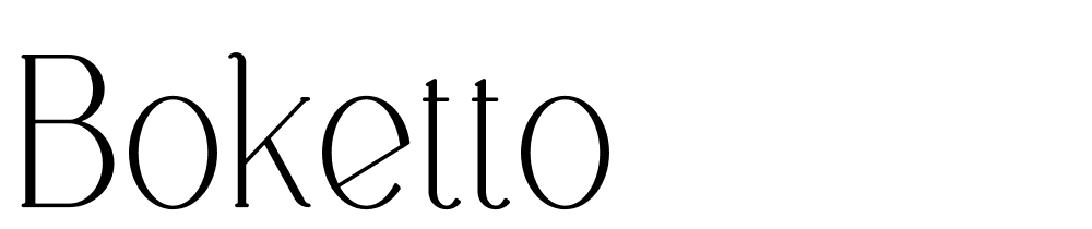 Boketto font family download free