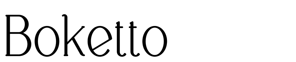 Boketto font family download free