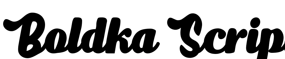 Boldka-Script font family download free