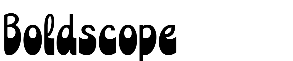 boldscope font family download free