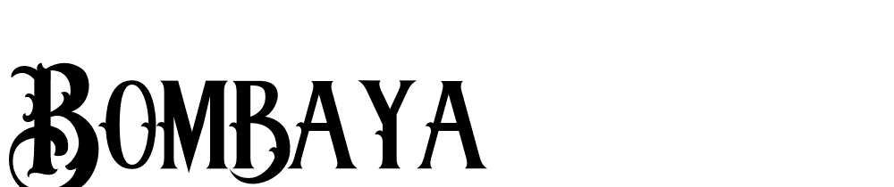 bombaya font family download free