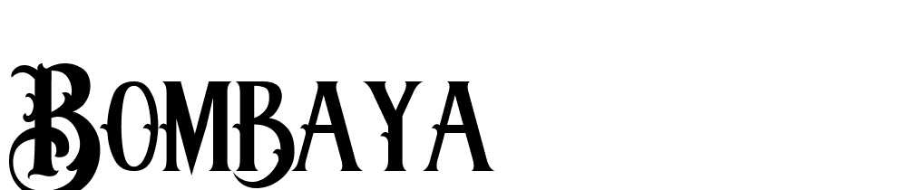 bombaya font family download free