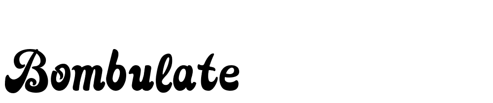 bombulate font family download free