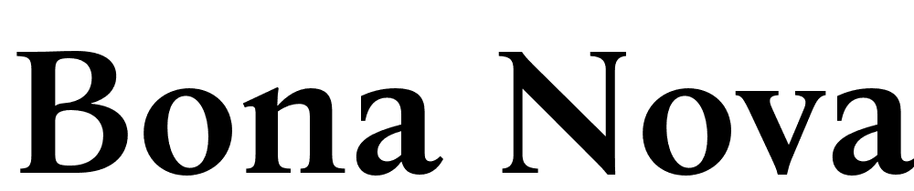 Bona Nova font family download free