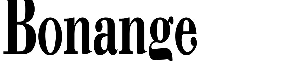 bonange font family download free