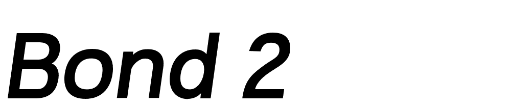 bond_2 font family download free