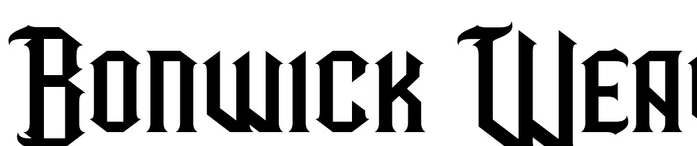 bonwick-weaver font family download free