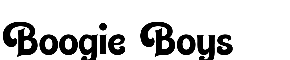 boogie-boys font family download free