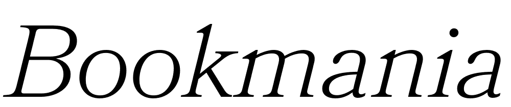 Bookmania-Light-Italic font family download free