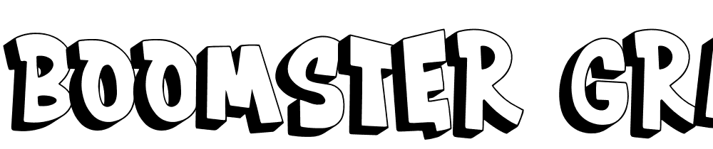 BOOMSTER-Graffiti font family download free