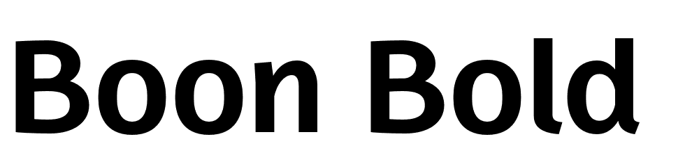 Boon-Bold font family download free