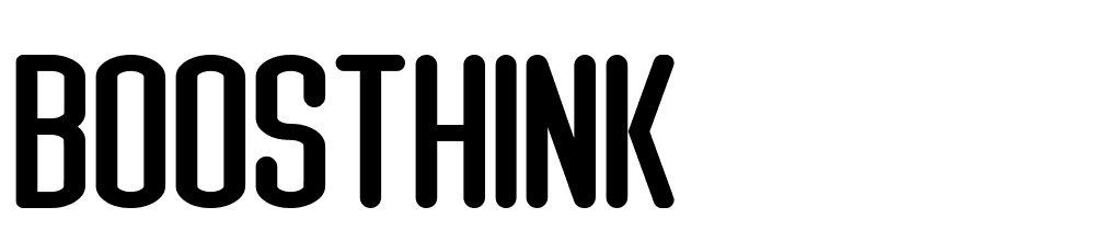 Boosthink font family download free