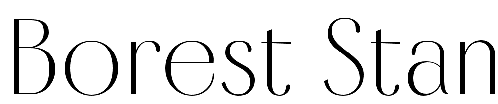 Borest Standard font family download free