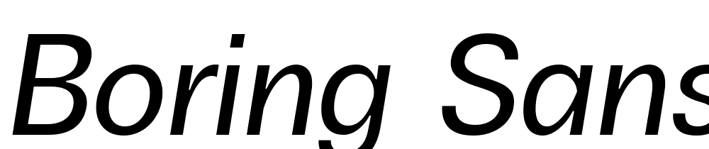 Boring-Sans-A-Trial-Italic font family download free