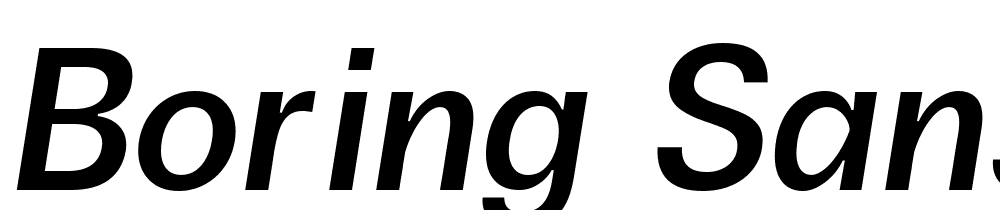 Boring-Sans-A-Trial-Medium-Italic font family download free