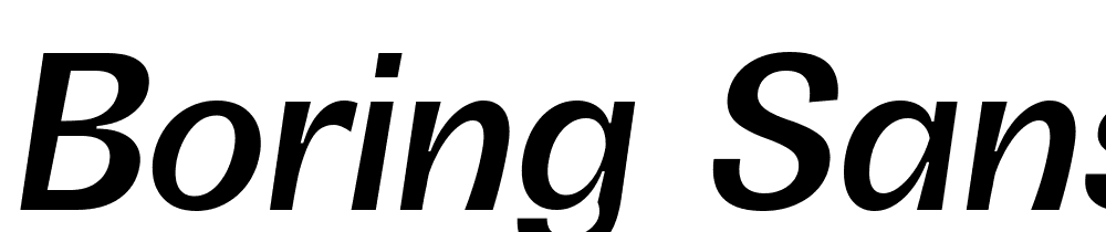 boring_sans_b font family download free