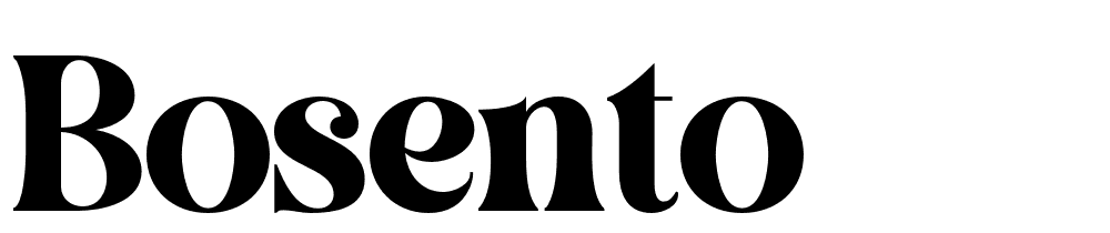 bosento font family download free