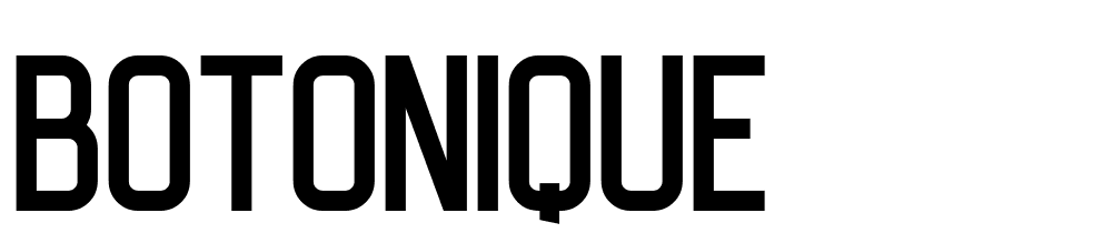 Botonique font family download free