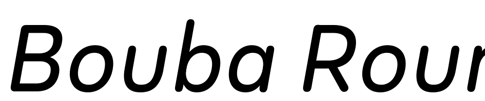 Bouba Round Var font family download free