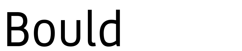 bould font family download free