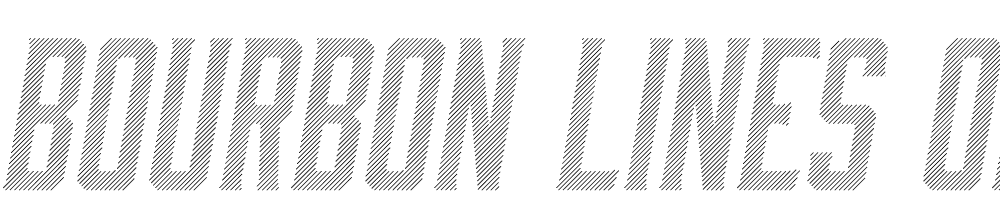 Bourbon-Lines-Oblique font family download free