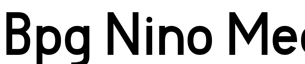 bpg-nino-medium font family download free