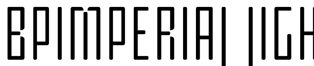 BPimperial-Light font family download free