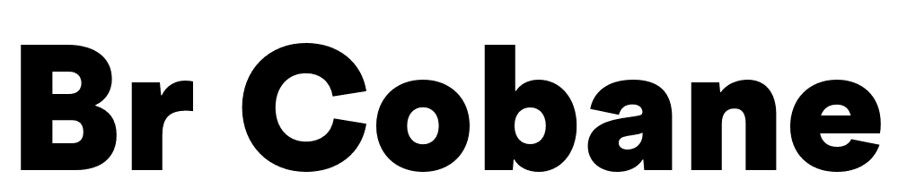 BR-Cobane-Black font family download free