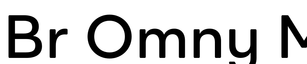 BR-Omny-Medium font family download free