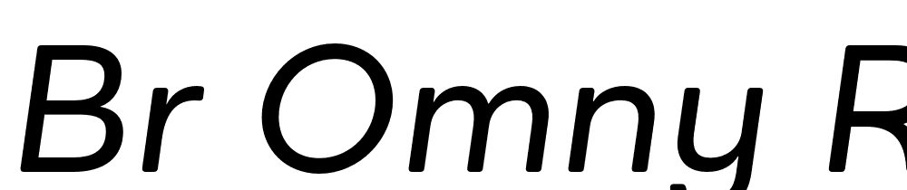 BR-Omny-Regular-Italic font family download free